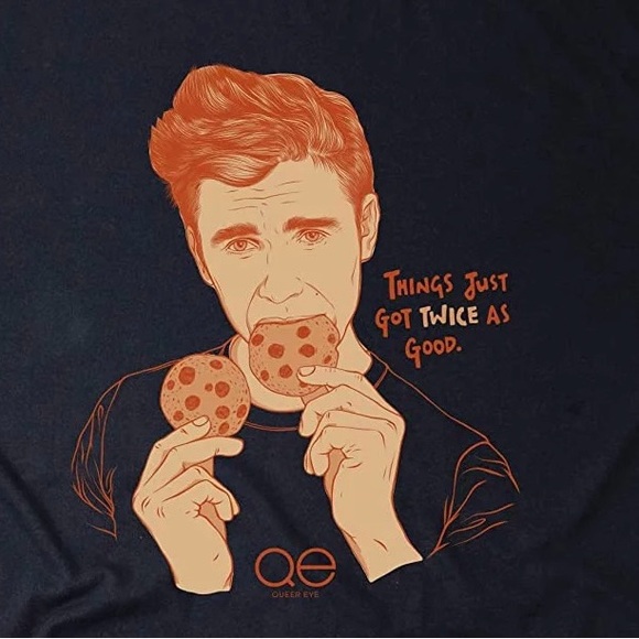 🏳️‍🌈 NWT! QE Unisex Twice as Good Tshirt - Picture 1 of 11